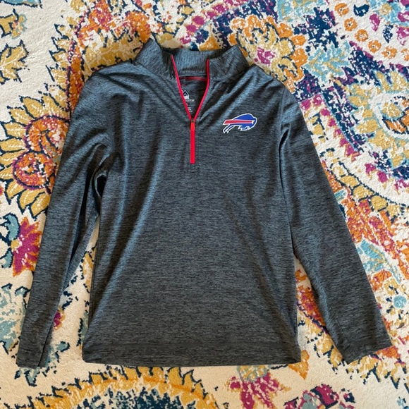 Buffalo Bills Lightweight Quarter Zip Pull Over - Picture 1 of 3